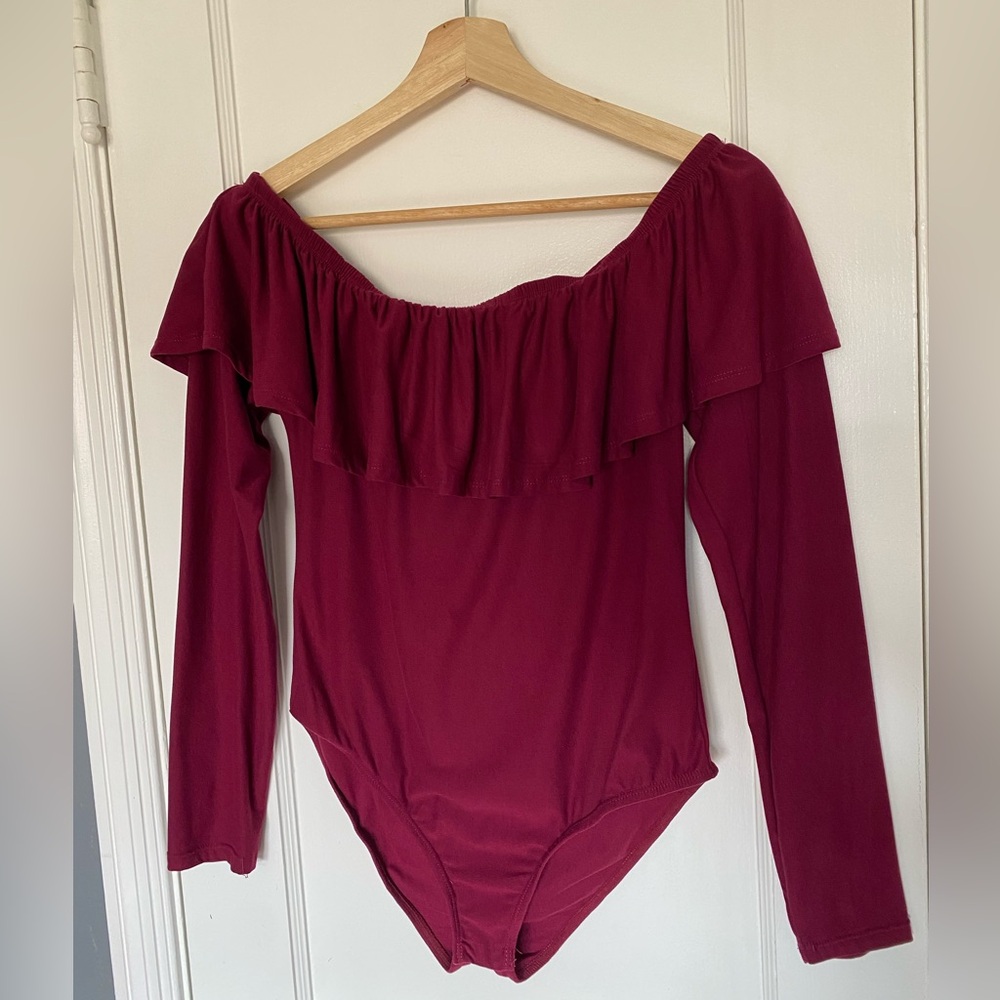 WINE RED BODYSUIT